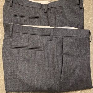 BR Mens Dress Pants. Modern Slim Fit 36 x 30. (listing is for 2 pairs)